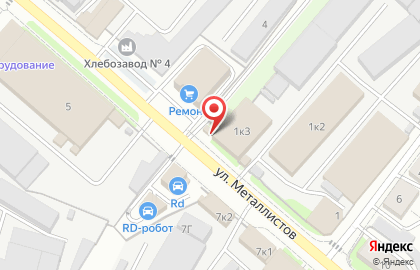 Киоск быстрого питания в Первомайском районе на карте