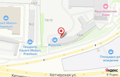 Автоцентр в Москве на карте