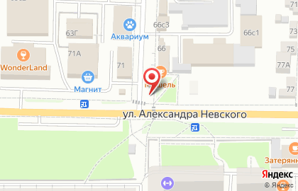 Магазин Саранск печать на улице А.Невского на карте