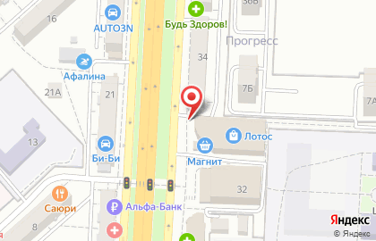 Банкомат УБРиР на проспекте Строителей на карте