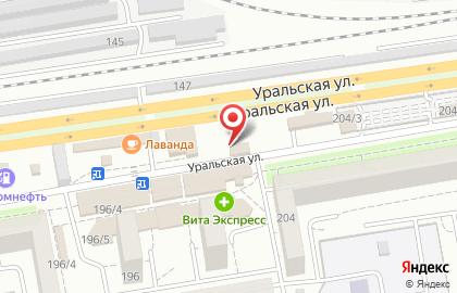 Магазин разливного пива Краснодарское Заводское на Уральской улице на карте