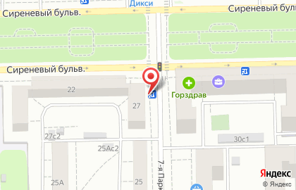 Образовательный центр Шахматная школа №1 на метро Щёлковская на карте