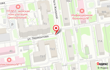 Киоск по продаже хлебобулочных изделий на улице Ольги Жилиной на карте