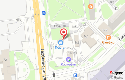 BP на Братиславской на карте