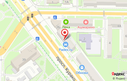 Ломбард Благо на улице Курако, 26 на карте