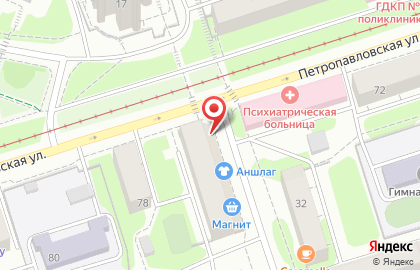 Магазин строительных материалов Pro Ремонт на Петропавловской улице на карте