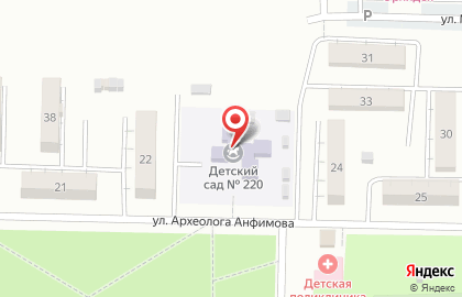 Детский сад №220, общеразвивающего вида на карте