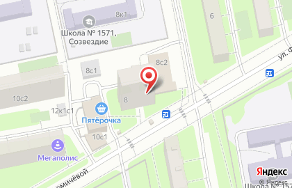 Парикмахерская в Москве на карте