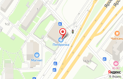 Универсам Пятёрочка на Ярославском шоссе на карте
