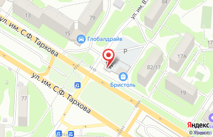 Автостоянка Глория-МК на карте