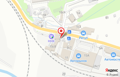 Магазин автозапчастей Автолайн в Первореченском районе на карте