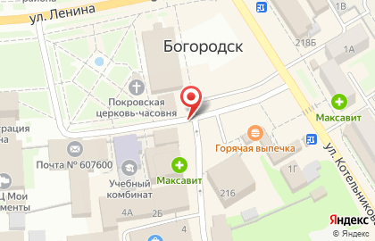Киоск фастфудной продукции, г. Богородск на карте