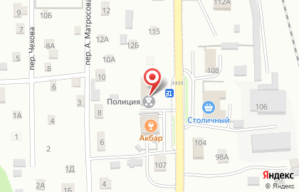 Участковый пункт полиции на Советской улице на карте