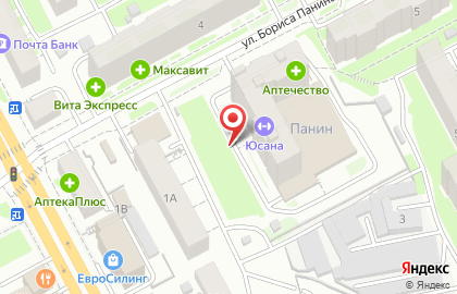 Мастерская по ремонту одежды на улице Бориса Панина на карте