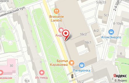 Лабораторная служба Хеликс на метро Новослободская на карте