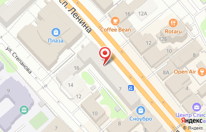 Супермаркет Торговая Лига на проспекте Ленина на карте