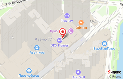Перекресток на Чертановской на карте