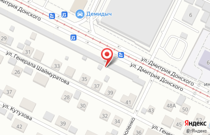 Шиномонтажная мастерская в Орджоникидзевском районе на карте