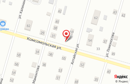 EХ на Комсомольской на карте
