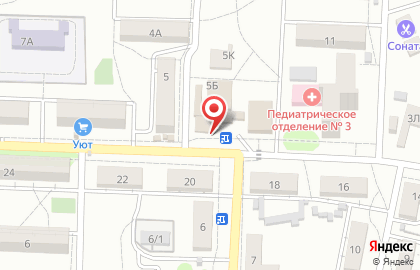 Магазин разливного пива в Советском районе на карте
