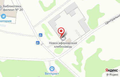 Новосафоновский хлебозавод на карте
