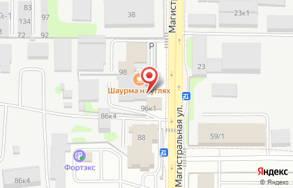 АвтоЛидер на Магистралиной улице на карте