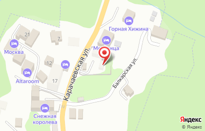 Отель Звездный, отель на Карачаевской улице на карте