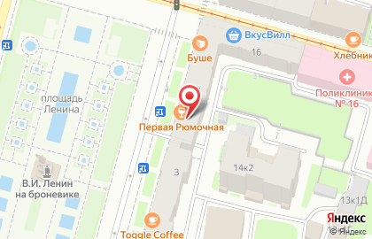 Мариенталь (Санкт-Петербург) на улице Комсомола на карте
