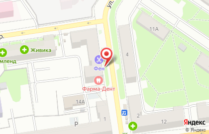 Киоск по продаже фруктов и овощей в Орджоникидзевском районе на карте