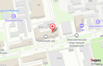 Банкомат Банк Москвы, Екатеринбургский филиал на улице Народной Воли на карте