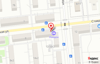 Отель London на карте