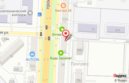 Яблонька в Ленинском районе на карте