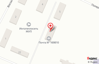 Почта России в Сыктывкаре на карте