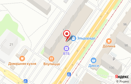 Автомат по продаже питьевой воды Акваточка на проспекте Чайковского на карте