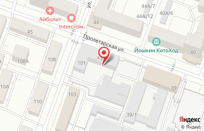 Телеателье на Пролетарской на карте