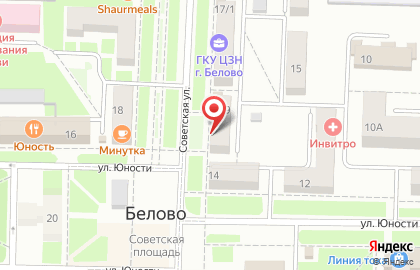 Оператор сотовой связи Tele2 на Советской улице на карте