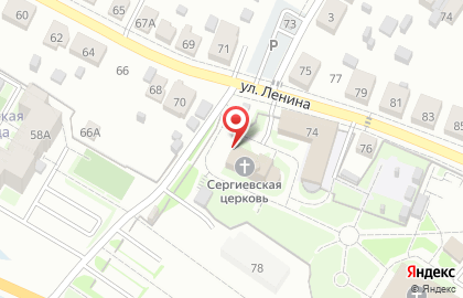 Воскресная школа, Храм во имя преподобного Сергия Радонежского на карте