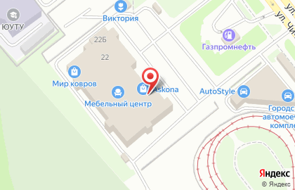 Строительный магазин Стройбаза №1 в Курчатовском районе на карте