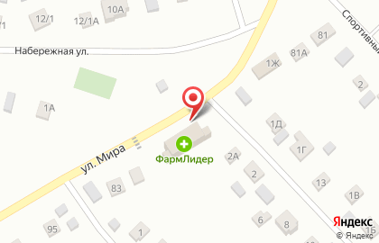 Супермаркет Гастроном на Тихой улице на карте