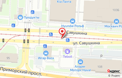 Ассоль ТЦ Черная речка, 3 этаж, пом. 89 на карте