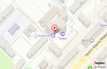 Студия Bodyfleshka на ​проспекте Карла Маркса на карте