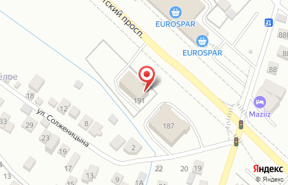 Торговый дом Русский Терем на Советском проспекте на карте