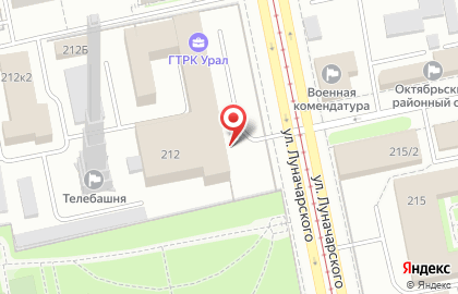 ГТРК Урал, телерадиокомпания на карте