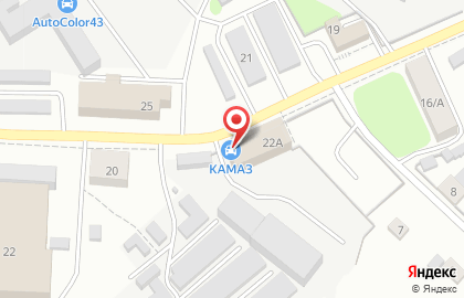 Официальный дилер КАМАЗ, МТЗ, БЕЛАРУС Камаз Центр на улице Северное Кольцо на карте