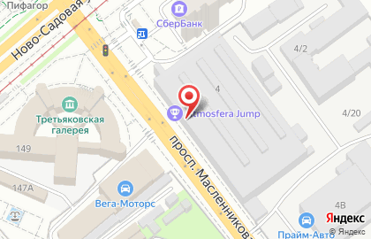 Компания Мягкие окна на проспекте Масленникова на карте