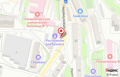 Чайка на Черёмуховой улице на карте