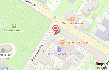 Блинная Царская на карте