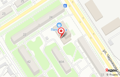 Монмартр на улице Черняховского на карте
