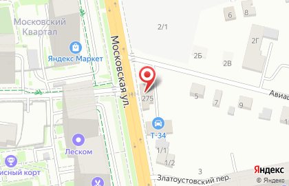 Автомойка У Петрова на Московской улице на карте