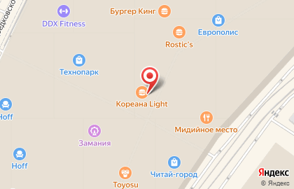 Ресторан Теремок в ТЦ Europolis на проспекте Мира на карте